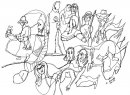 Sem título, 2001 46x38 cm Bico de pena Coleção particular . <em>Foto: Arquivo</em>